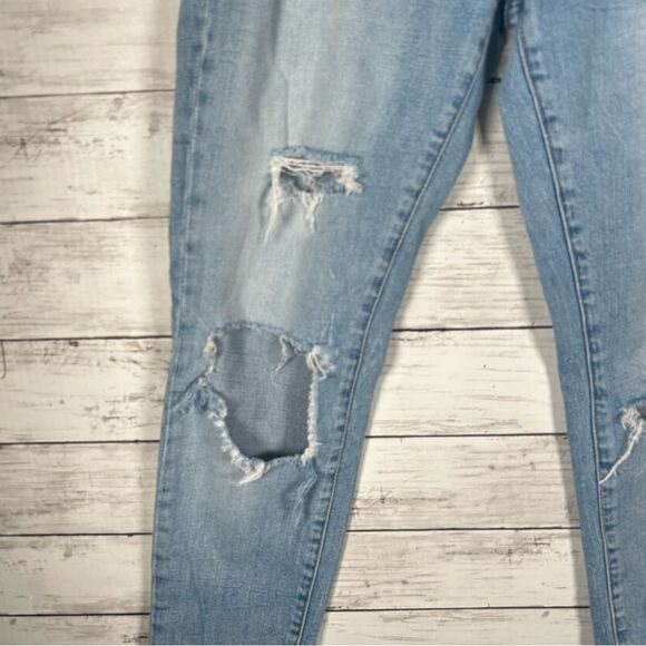 BLANK NYC Skinny Classique Cotton Spandex Distressed Destroyed Lowrise Jeans 27 - Picture 4 of 5
